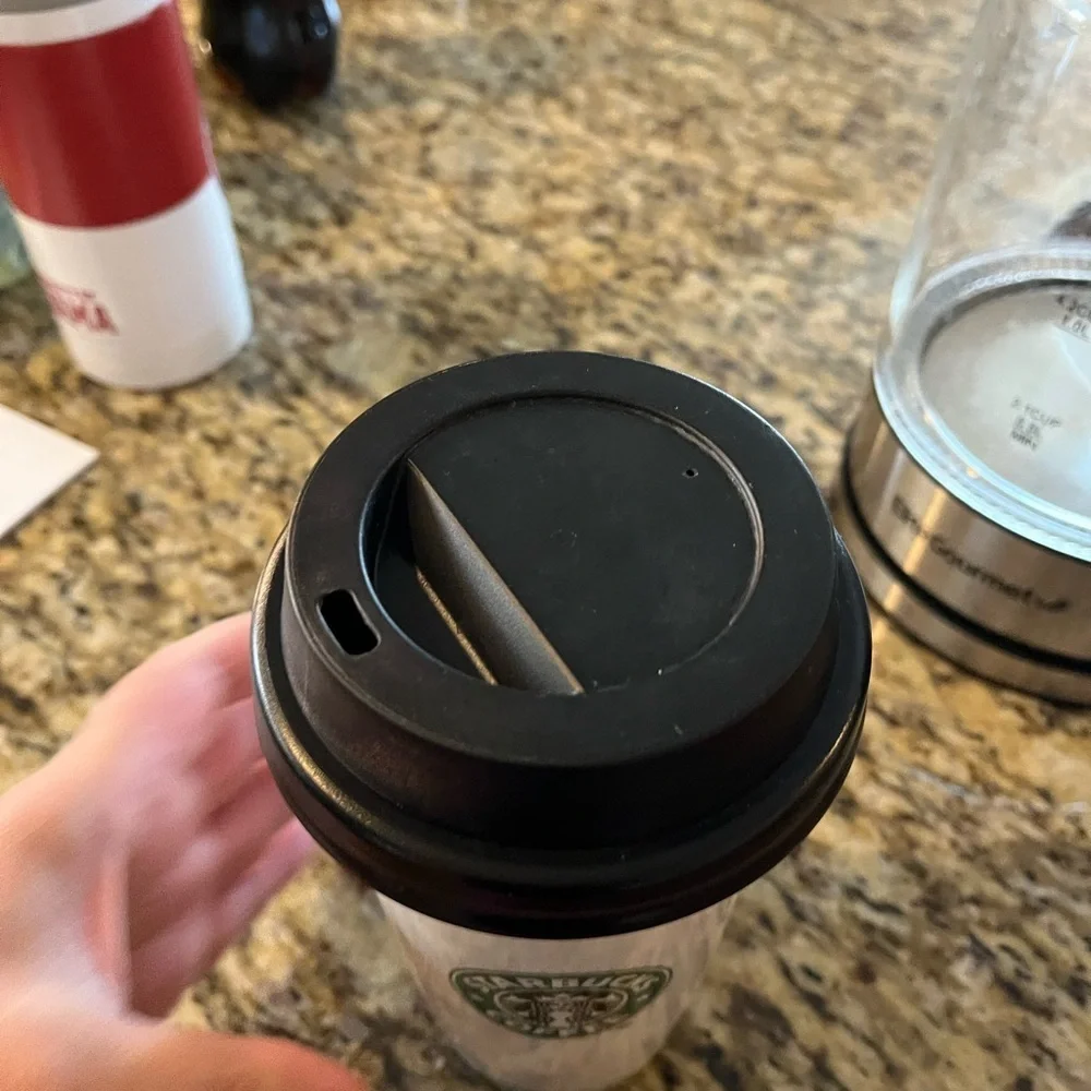 Starbucks White Ceramic Mug with Green Logo